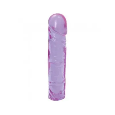 Crystal Jellies Classic Dong 8 Inch Purple