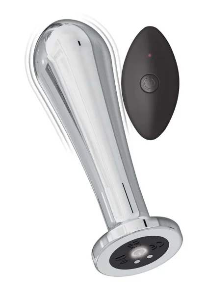 Ass-Sation Remote Vibrating Metal Anal Bulb