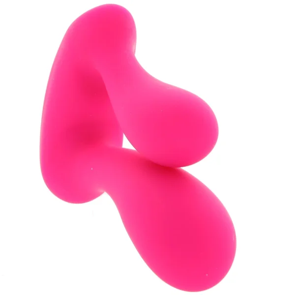 Adam & Eve Rechargeable Dual Entry Vibe w/Remote - Pink