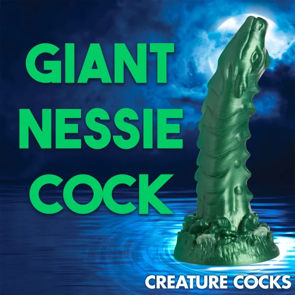 Creature Cocks - Cockness Monster Lake Creature Silicone Dildo