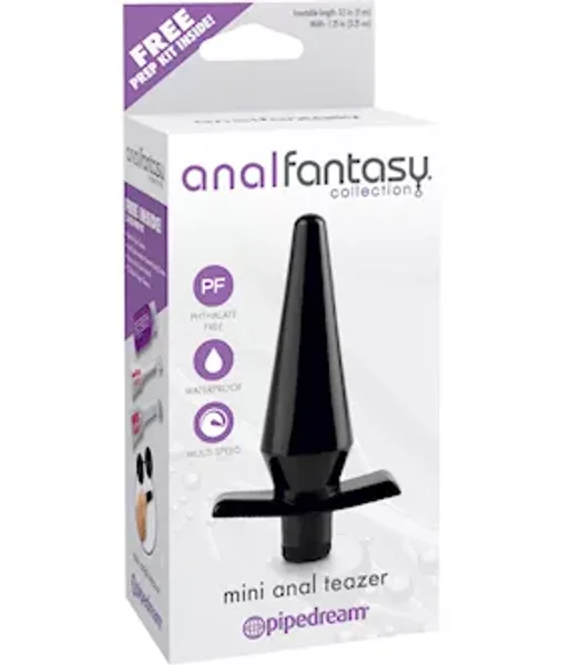 Anal Fantasy Collection Mini Anal Teazer - Black - 4.2 Inch — image 6 of 6