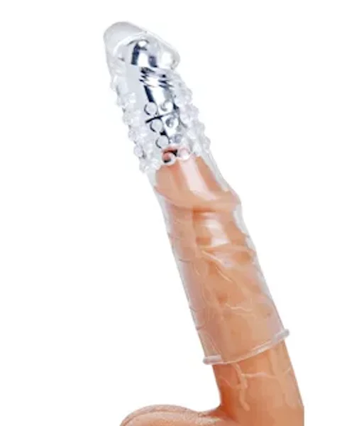 Clear Sensations Vibrating Penis Enhancer - Clear — image 2 of 2