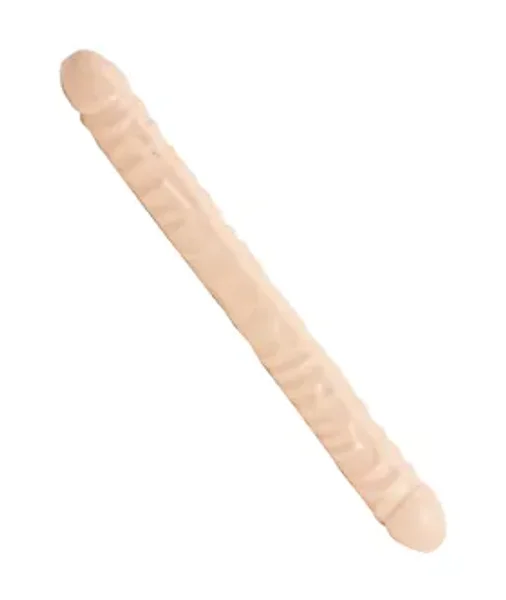 Double Header Dong 18 Inch Veined - White - 18 Inch — image 4 of 5