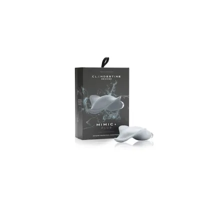 Clandestine Devices Mimic Plus Rechargeable Massager Grey 4 25 Inch