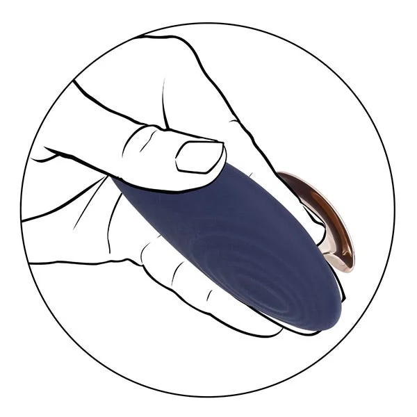 Chic Violet Hand-Held Waterproof Body Massager