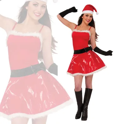 Naughty Girl Sassy Santa Costume M L