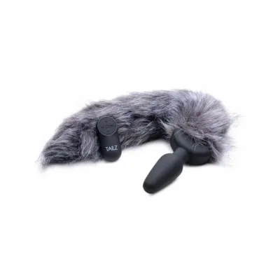 Tailz Vibrating Gray Fox Tail Plug