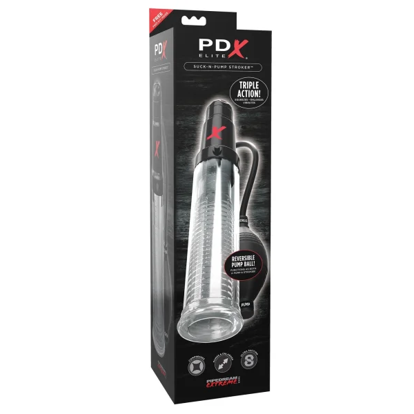 PDX ELITE Suck-N-Pump Stroker
