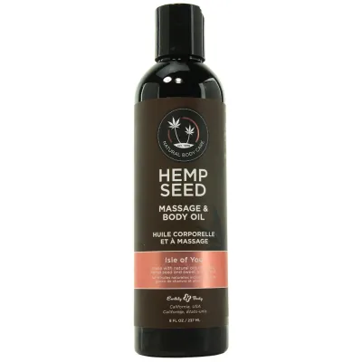 Hemp Seed Massage Oil 8oz 237ml