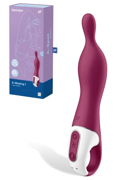 Satisfyer 8.5" Rechargeable A-Mazing 1 A-Spot Vibrator