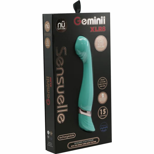 Nu Sensuelle Geminii XLR8 G-Spot Vibrator with Fluttering Tip
