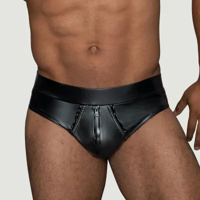 Noir Mens Zipper Shorts