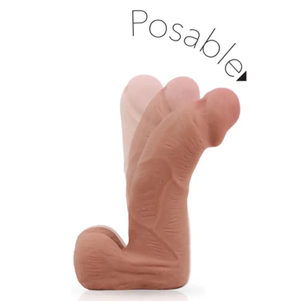 Au Naturel Carlito Sensa Feel Dual Density Dildo By Blush - Caramel