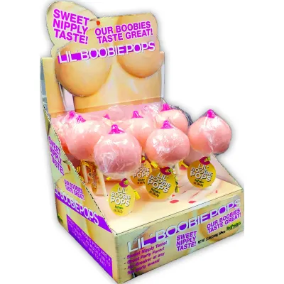 Lil Boobie Pops 9 Piece P O P Display