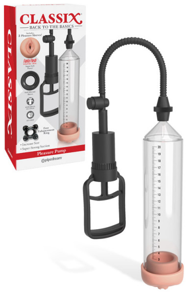 Pipedream 8.75" Super-Strong Suction Penis Pump - Pussy Entry