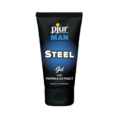 Pjur Man Steel Gel with Paprika Extract 1 7oz