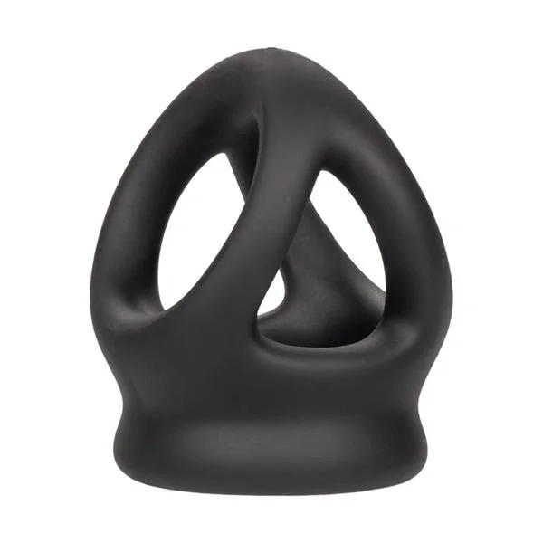 CalExotics Alpha Liquid Silicone Dual Cage & Cock Ring