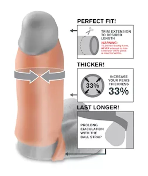 Fantasy X-tensions Real Feel Enhancer Xl - Flesh — image 17 of 18