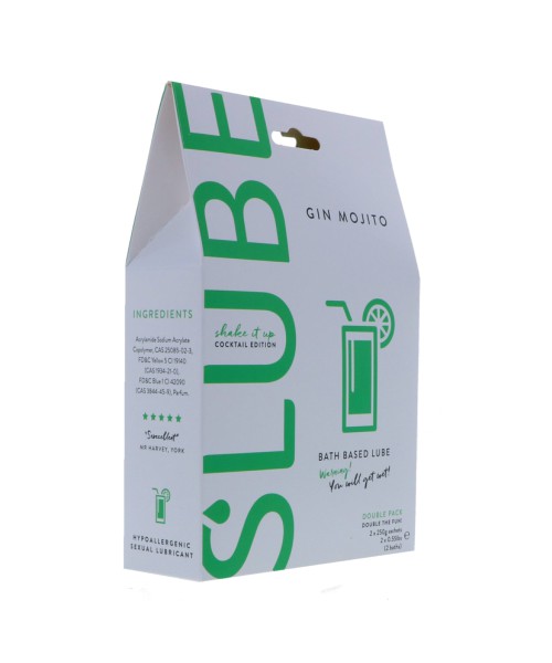 Slube Gin Mojito Water Based Bath Gel 500g