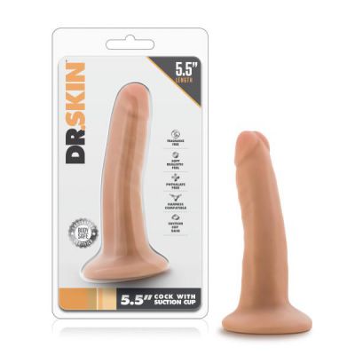 Dr Skin 5 5 Cock with Suction Cup