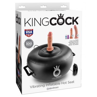 King Cock Vibrating Inflatable Hot Seat