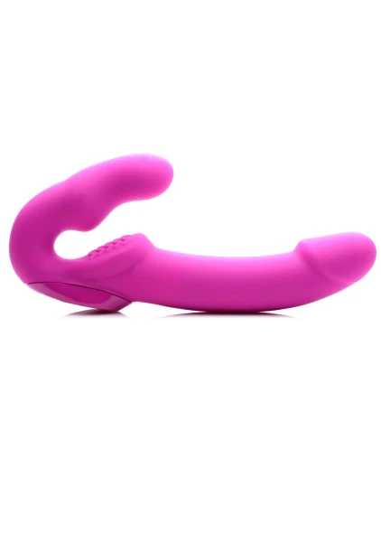 Evoke Rechargeable Vibrating Silicone Strapless Strap On