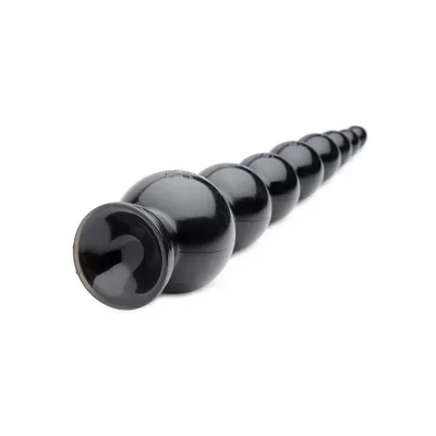 Hosed 19 Inch Graduated Bead Anal Snake