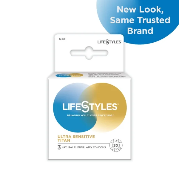 LifeStyles Ultra Sensitive Titan Condoms | Ultra Thin