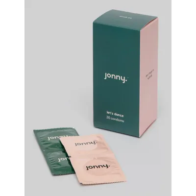 Jonny Let s Dance Vegan Latex Condoms 30 Pack