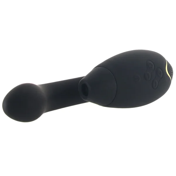 Womanizer DUO 2 Silicone Pleasure Air Clitoral & G-Spot Stimulator - Black