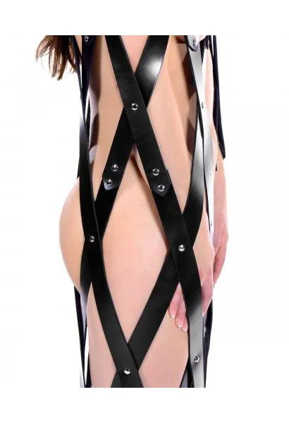 Hanging Leather Strap Cage