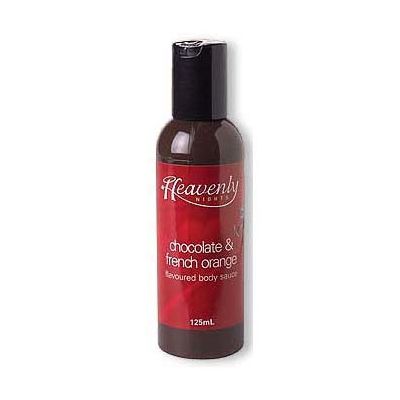 Heavenly Nights Body Sauce Chocolate French Orange 125 ml Bottle