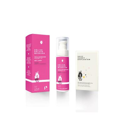 Yesforlov Delice Deluxe Massage Strawberry Transparent