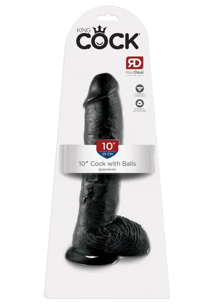 King Cock 10'' Cock With Balls