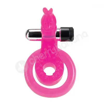 Rabbit Pink Cock Ball Harness Ring