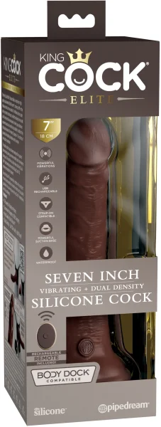 7'' Vibrating Dual Density Cock