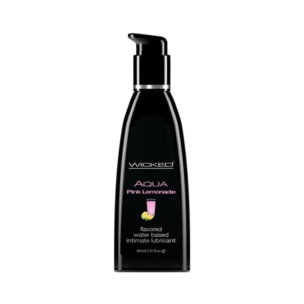 Wicked Aqua Pink Lemonade Flavored Lubricant 2oz