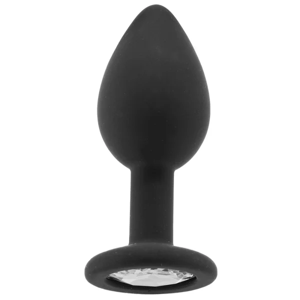 Regular Diamond Butt Plug - Black
