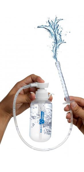 Pump Action Enema Bottle With Nozzle