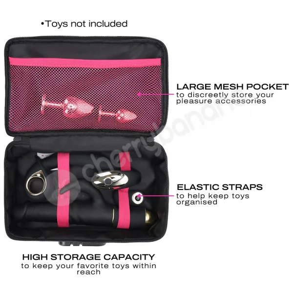 Dorcel Black Discreet Sex Toy Storage Bag