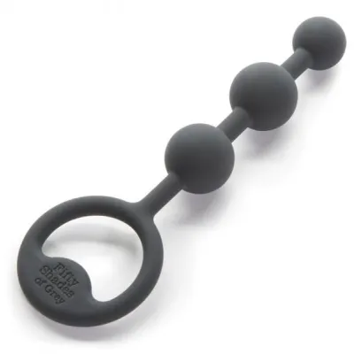 Carnal Bliss Silicone Pleasure Beads Black