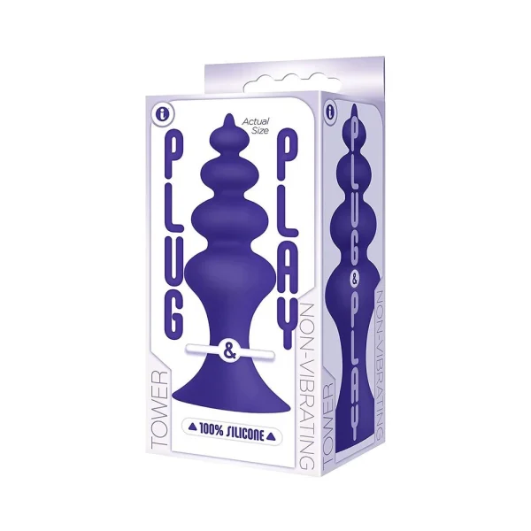 The 9's, Plug & Play, Silicone Plug, Tower, Plum