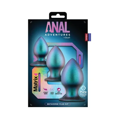 Anal Trainers Anal Adventures Matrix Metaverse Plug Kit Dark Millenia