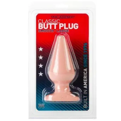 Classic Butt Plug Smooth Large White