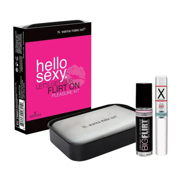 Hello Sexy Let's Get Our Flirt On Tingling Pleasure Kit