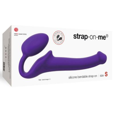 Strap on Me Semi Realistic Bendable Strap On Purple Small