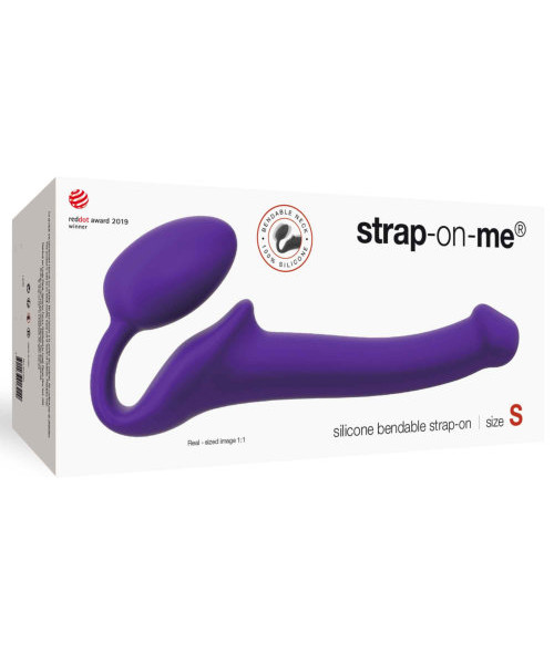 Strap-on-Me Semi-Realistic Bendable Strap-On Purple Small