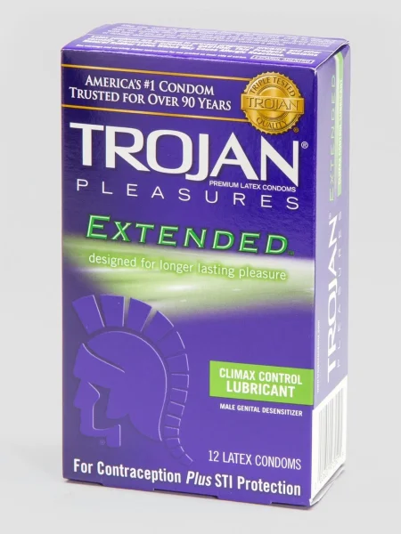Trojan Extended Pleasure Condoms (12 Count)