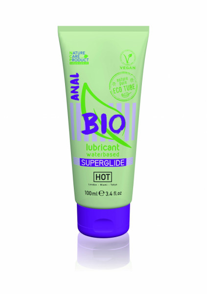 HOT BIO lubricant waterbased - superglide Anal - 100 ml - Sex After Menopause Lubrication