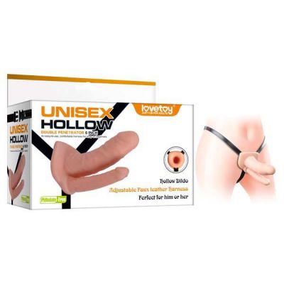 Unisex Hollow Double Penetrator Strap On